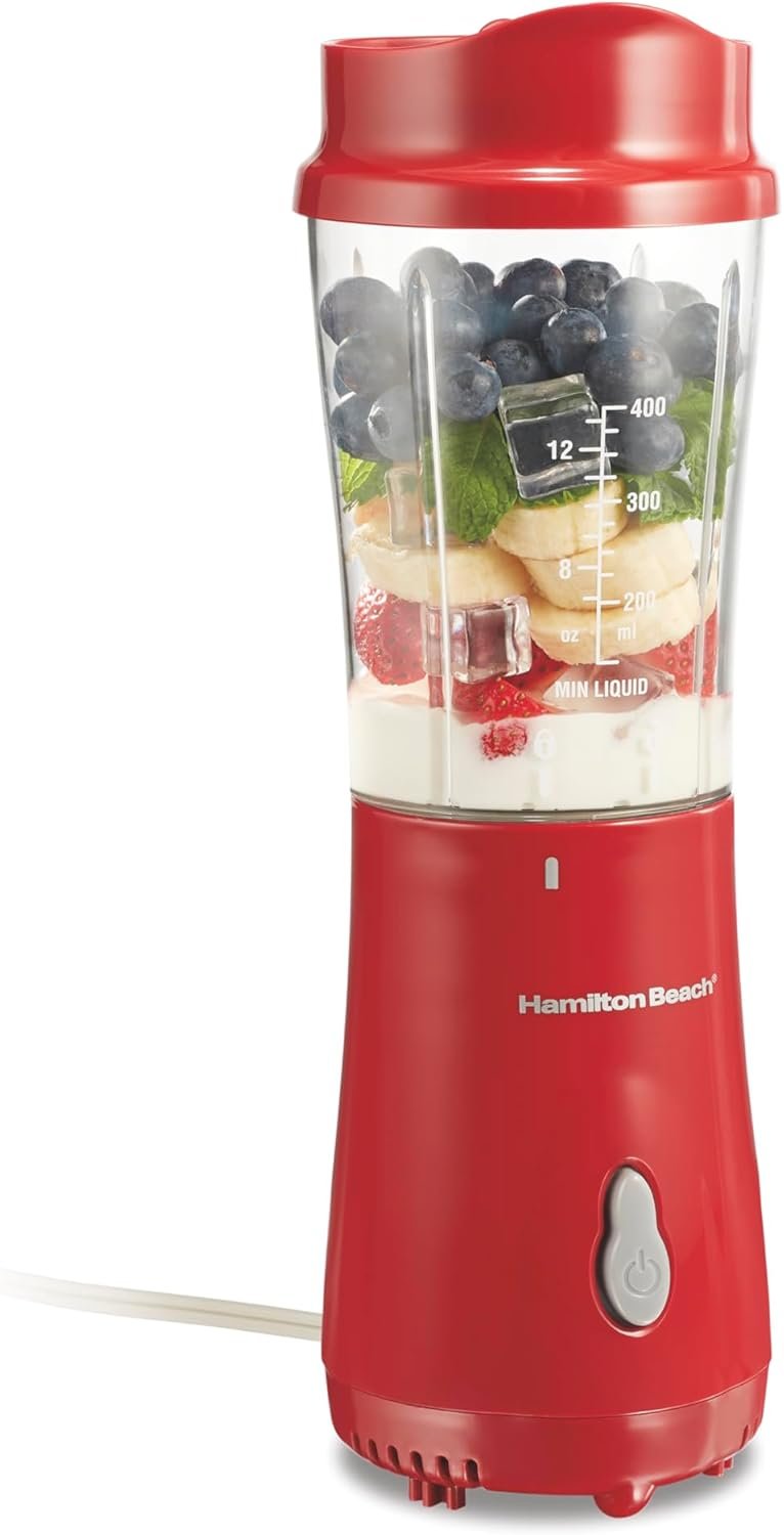 Hamilton Beach Portable Blender for Shakes and Smoothies wit...