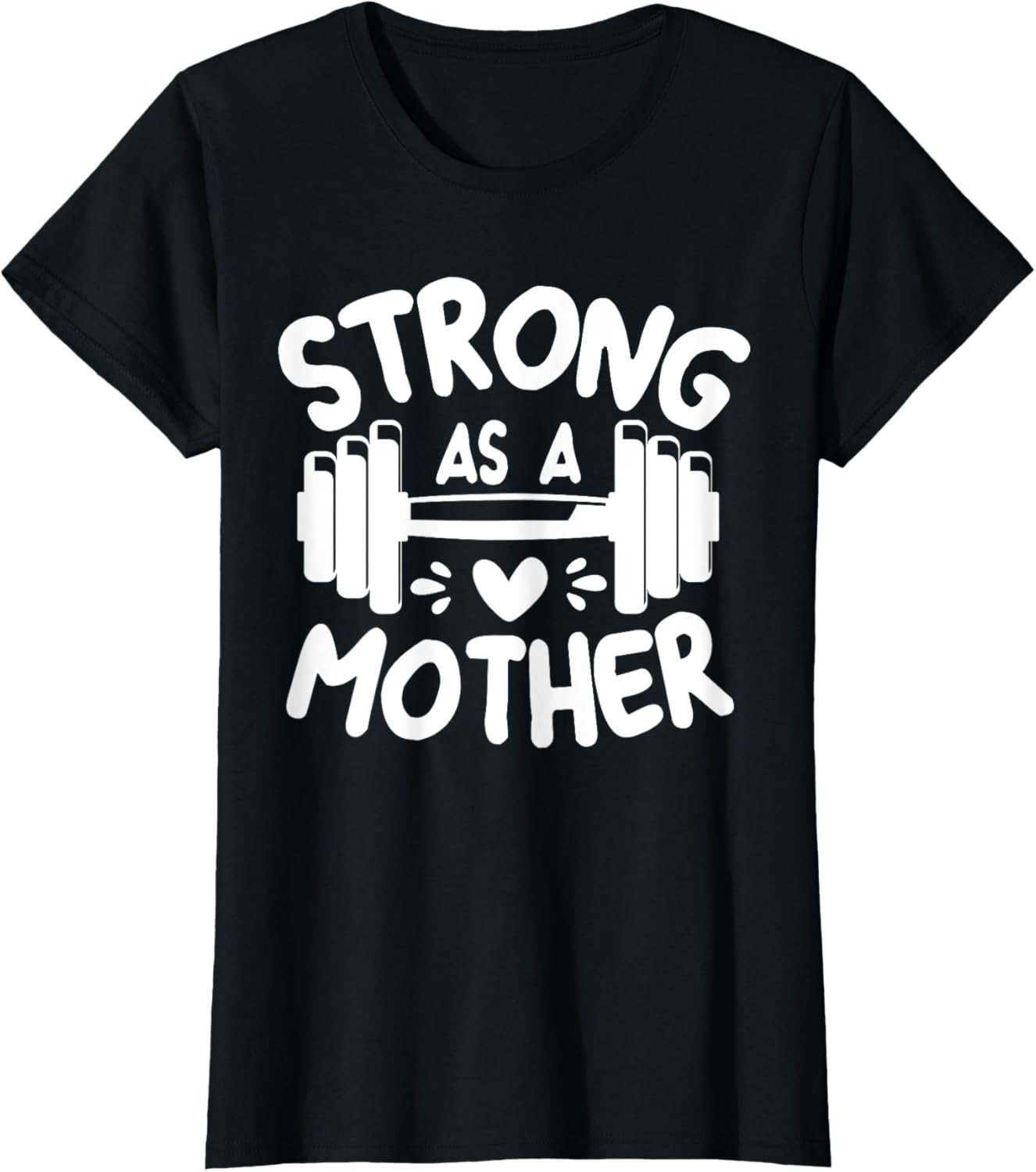 Strong as Mother Shirt, Mom Muscle Workout Weight Lifting T-...