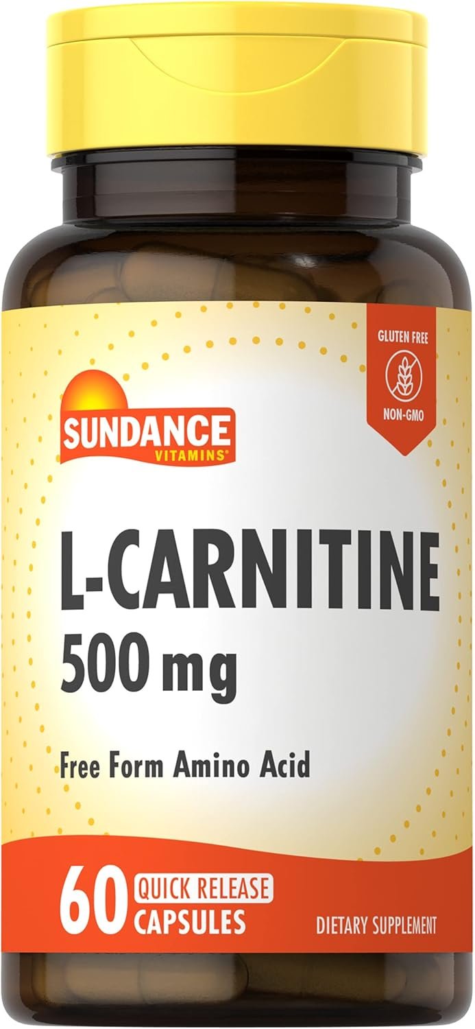 Sundance L-Carnitine as L-Tartrate Supplement 500mg | 60 Cap...