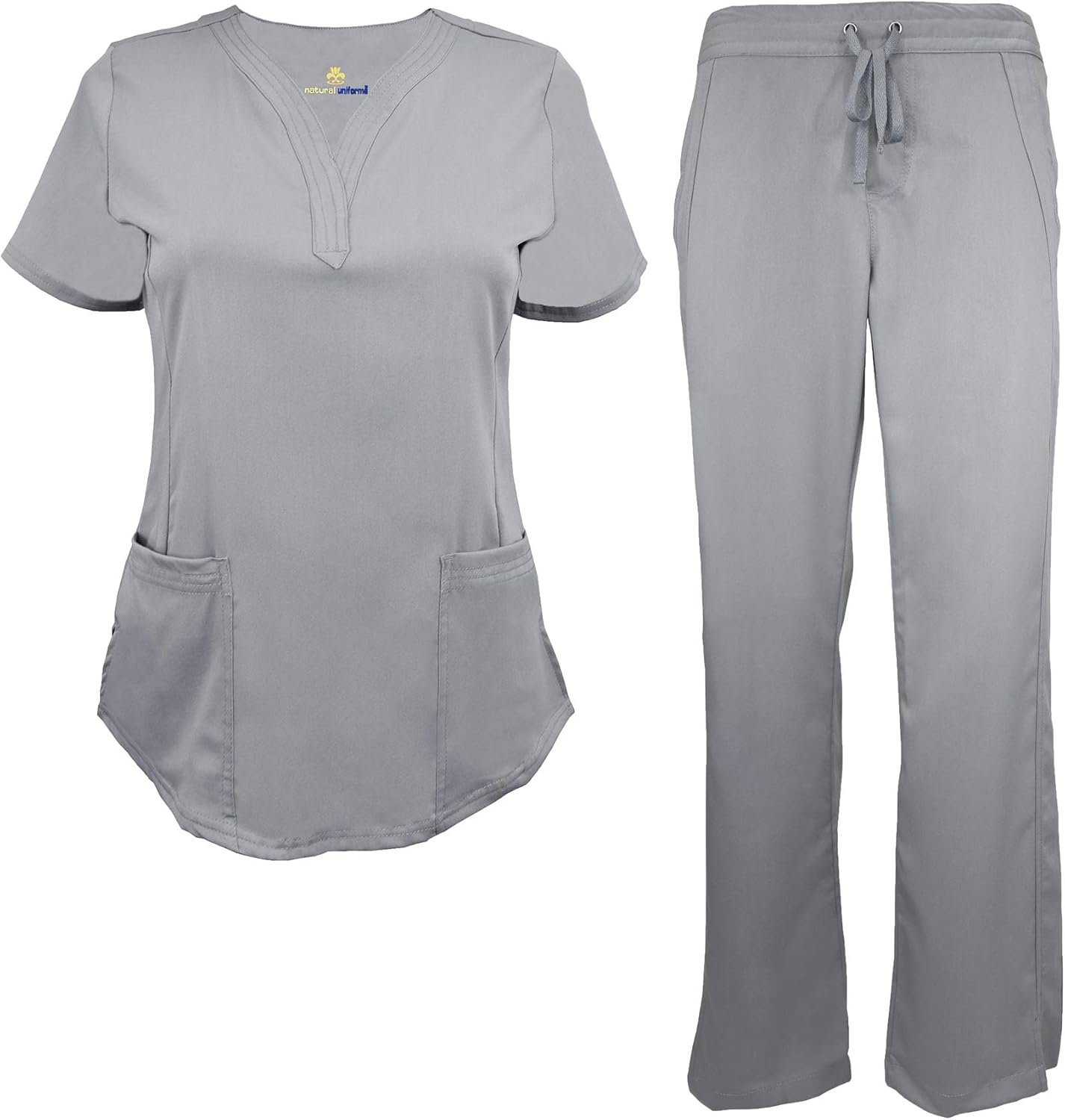 Women’s Scrub Set Stretch and Ultra Soft Y-Neck Medica...