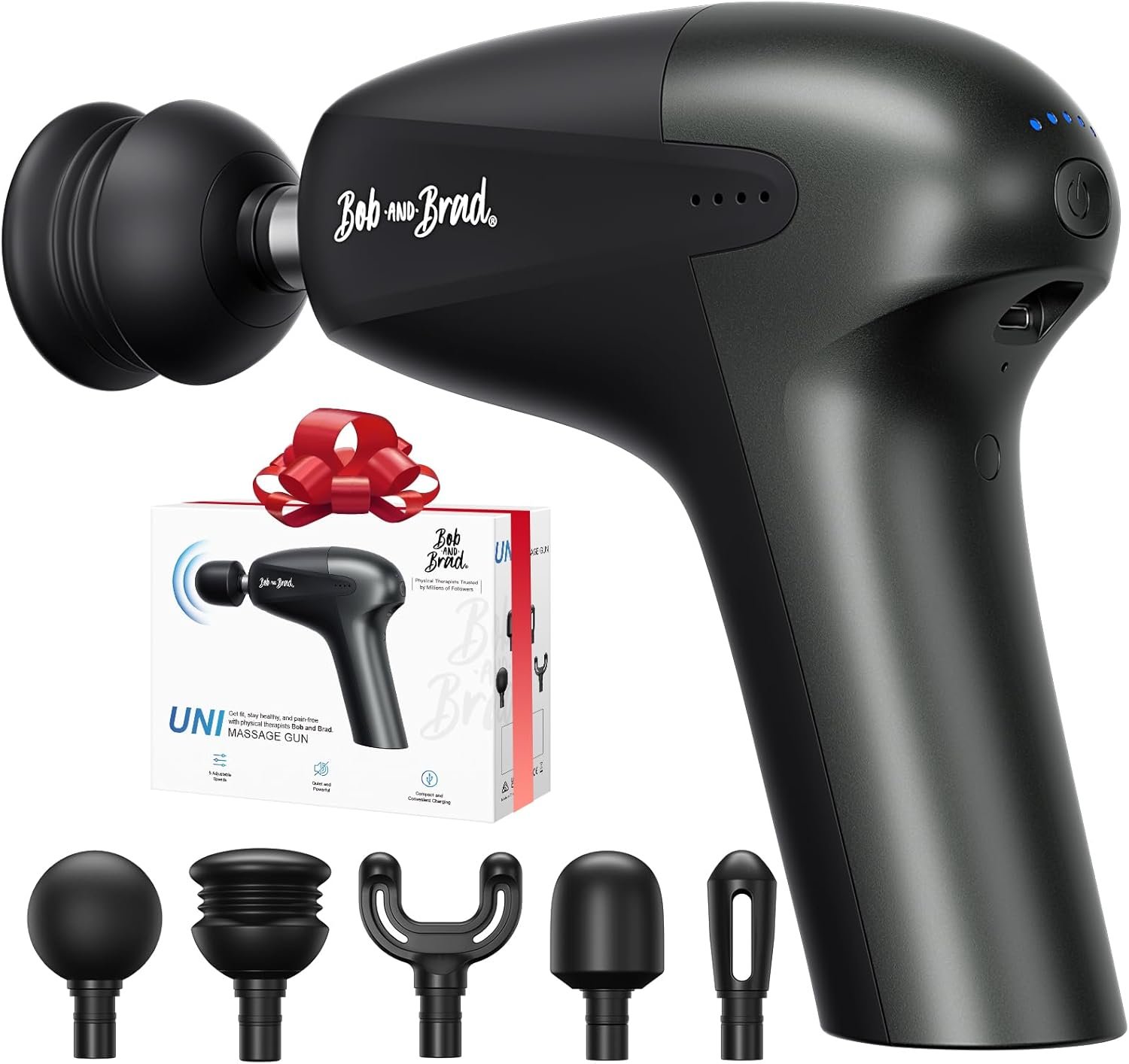 BOB AND BRAD UNI Mini Massage Gun, Deep Tissue Muscle Massag...