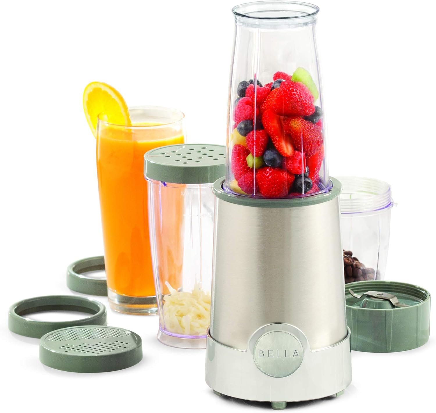 BELLA (13330) Personal Size Rocket Blender, Perfect for Smoo...