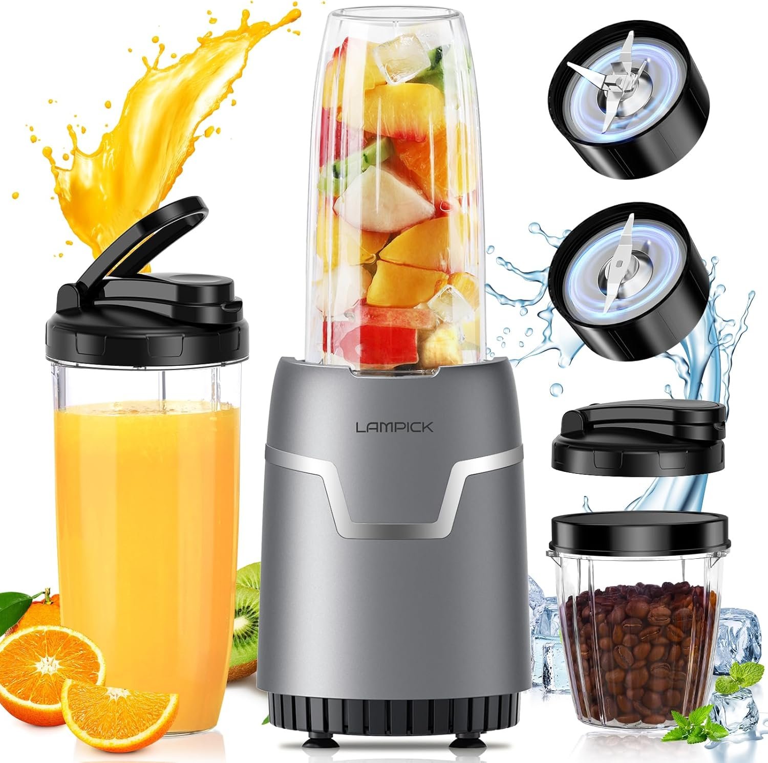 Smoothie Blender, 1100W Personal Blender for Shakes and Smoo...