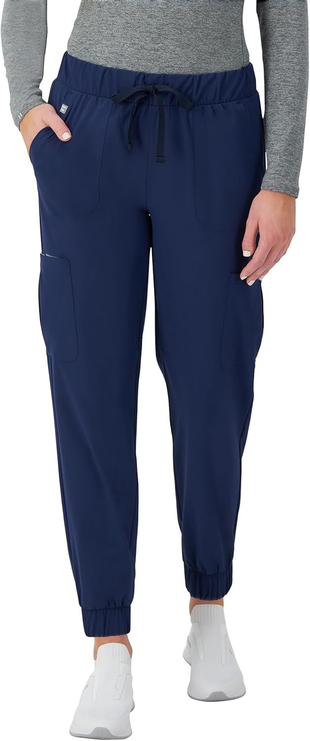Hanes Women’s Scrubs Cargo Joggers, Healthcare Scrub J...