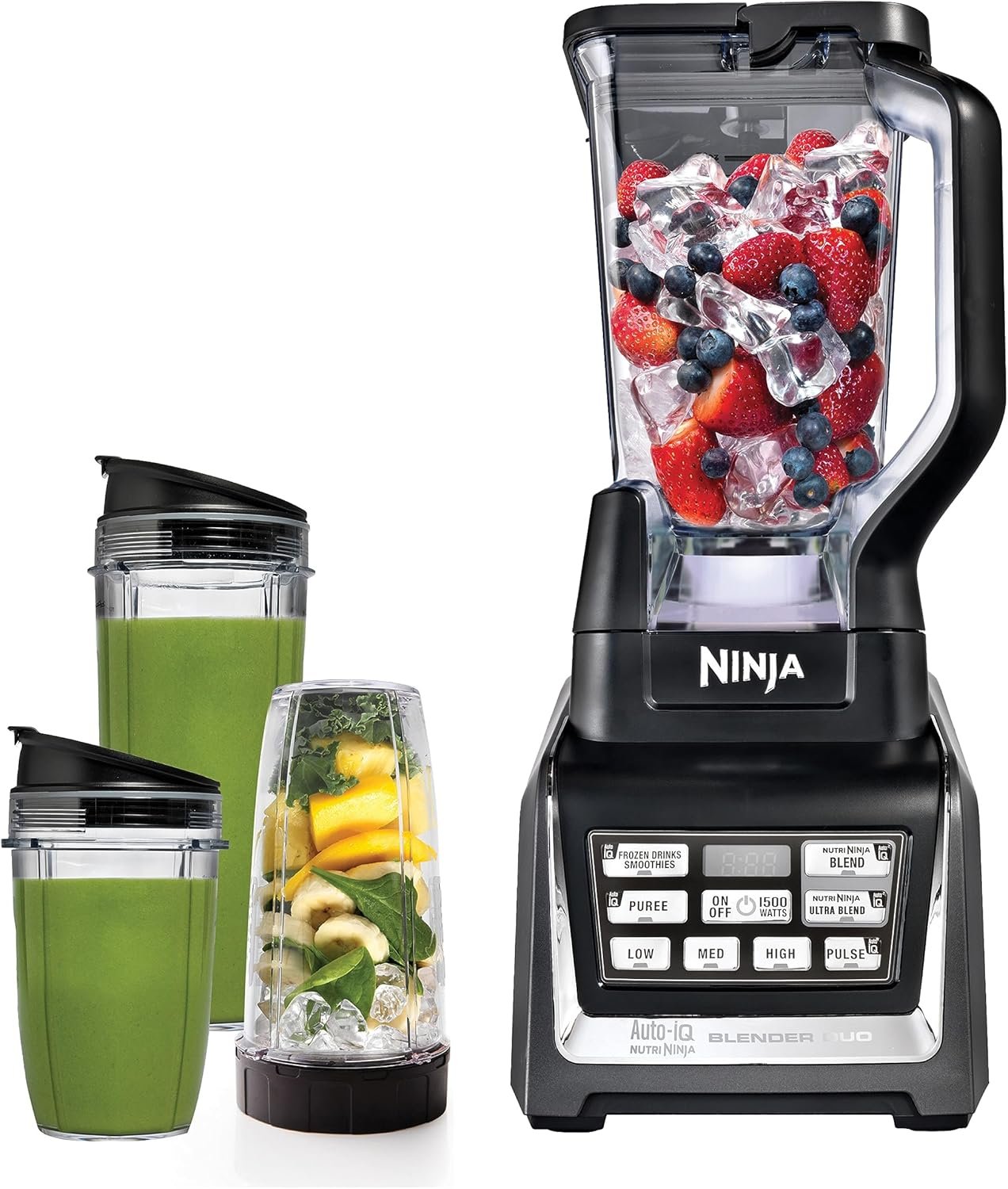 Ninja BL642 Nutri Ninja Personal & Countertop Blender w...