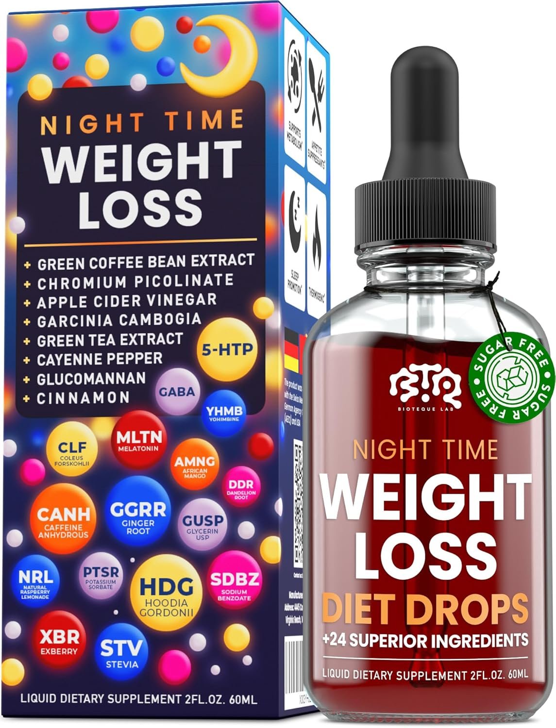 Night Time Weight Loss Diet Drops – Appetite Control, ...