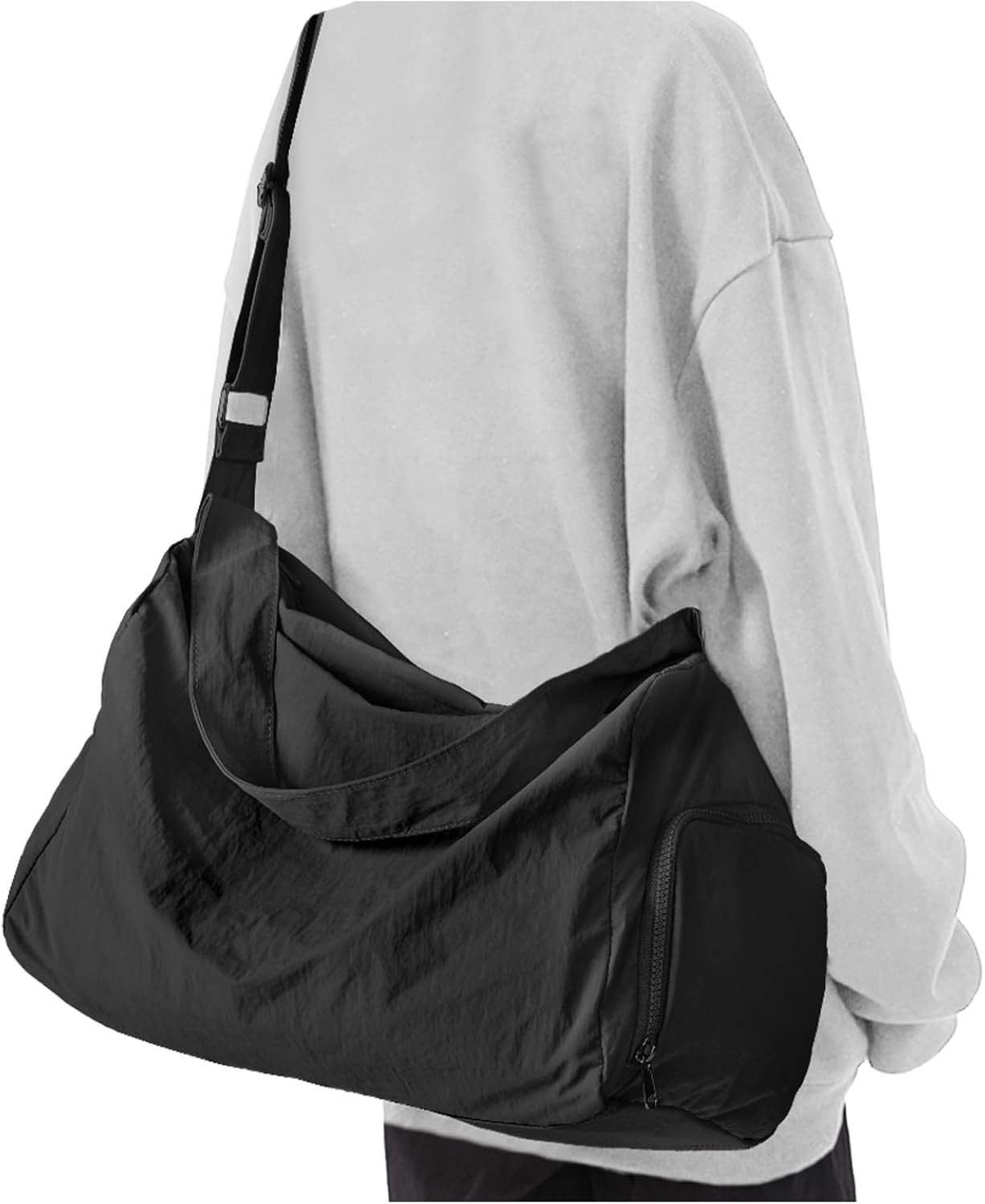 Small Gym Bag with Shoe Compartment, Workout Sport Duffle Ba...