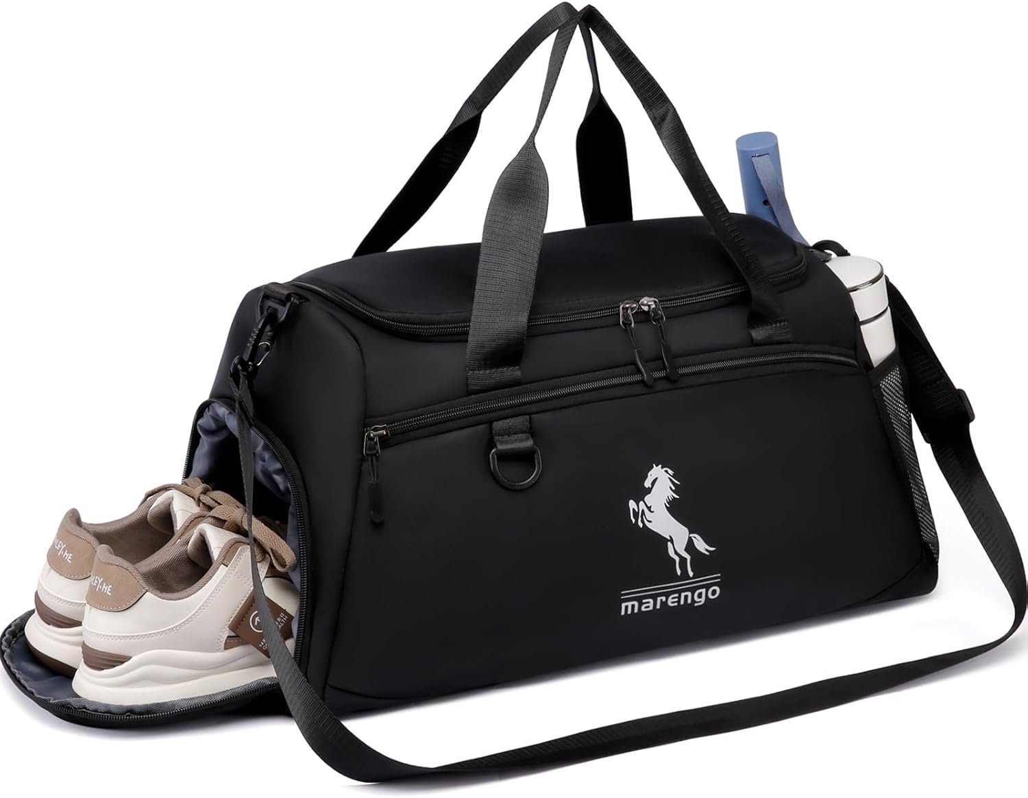 Marengo Gym Bag for Men & Women, 37L Small Duffle Gym B...