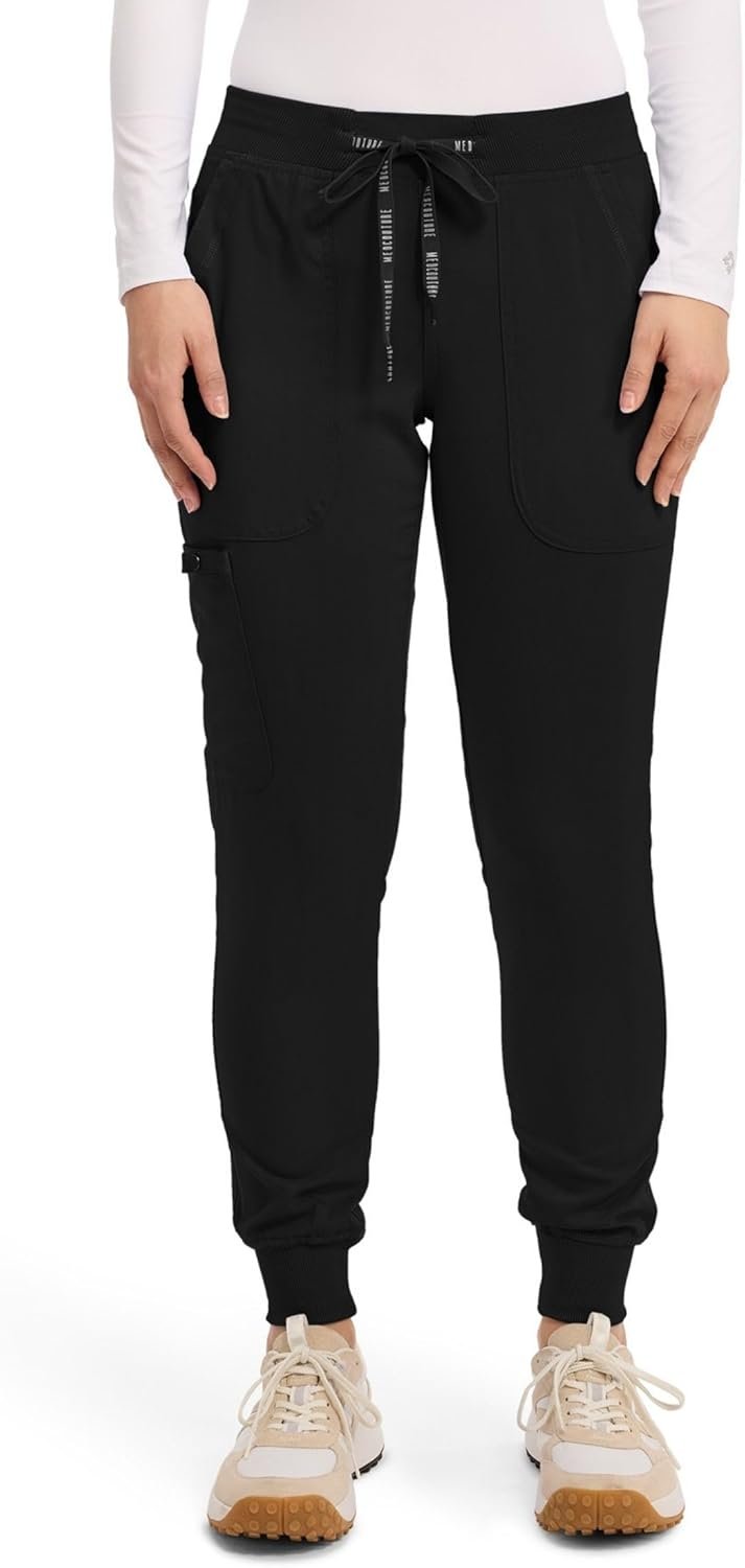 Med Couture Scrub Pants For Women Cargo Jogger Bottoms with 5 Pockets, Lightweight, Ultra Soft, 2-Way Stretch Fabric - MC7710
