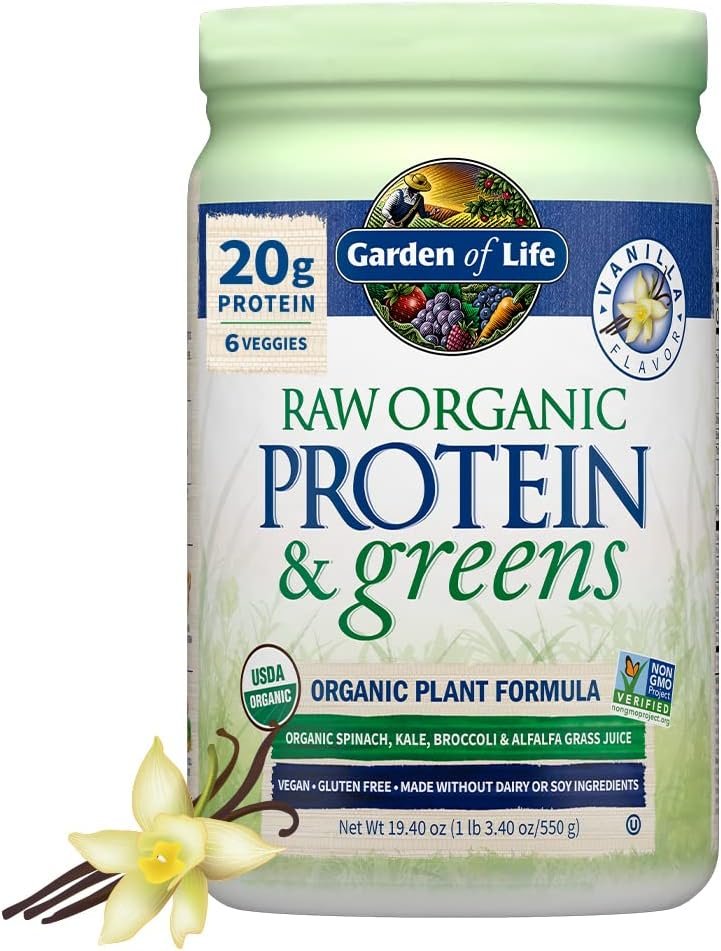 Garden of Life Raw Organic Protein & Greens Vanilla ...