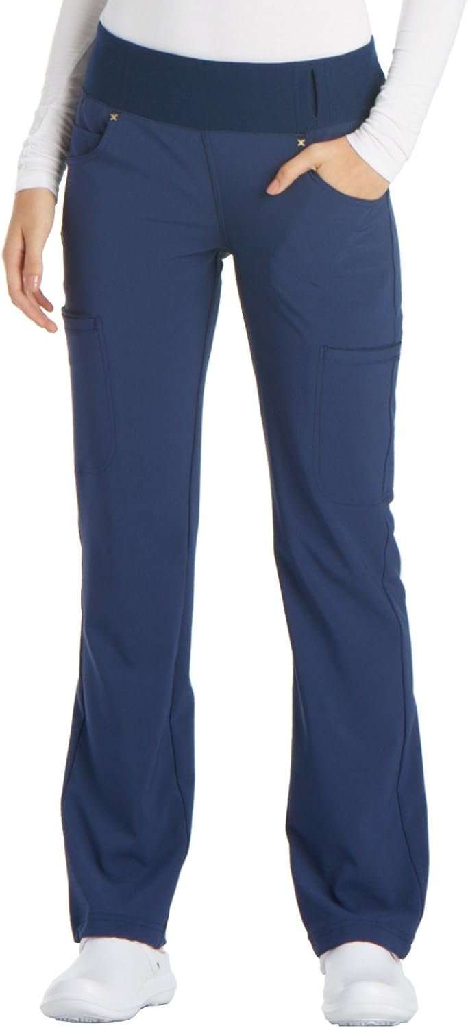Cherokee Scrubs for Women Mid Rise Straight Leg Scrub Pants ...