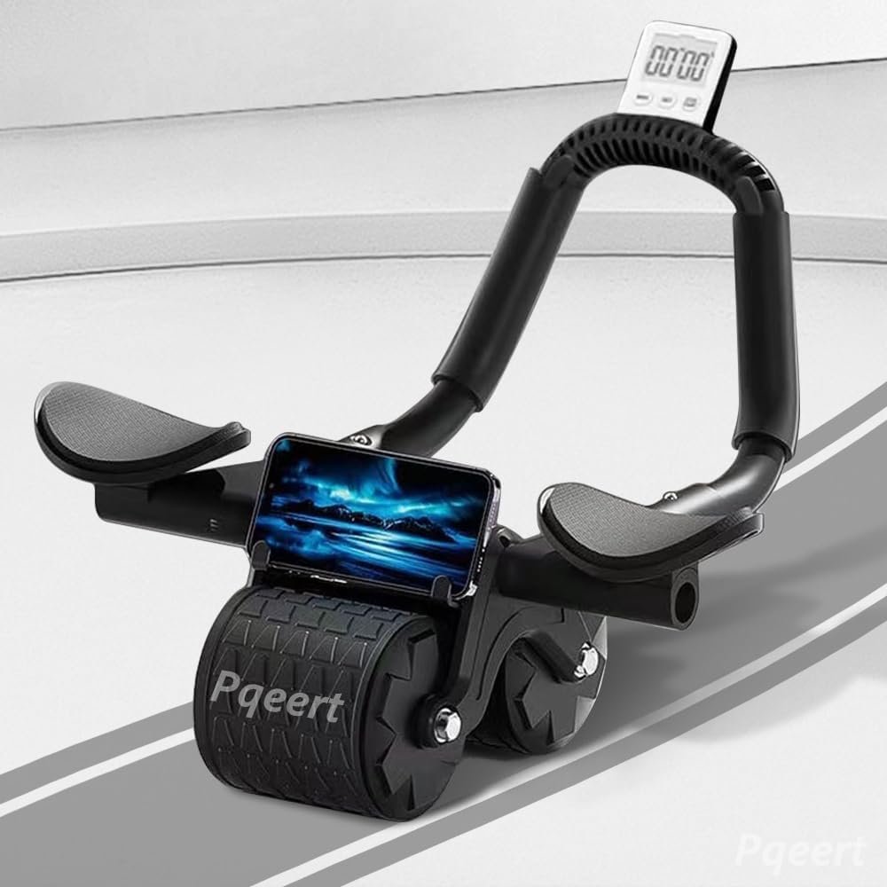 2026 New Ab Roller Wheel with Timer & Knee Mat,Automati...