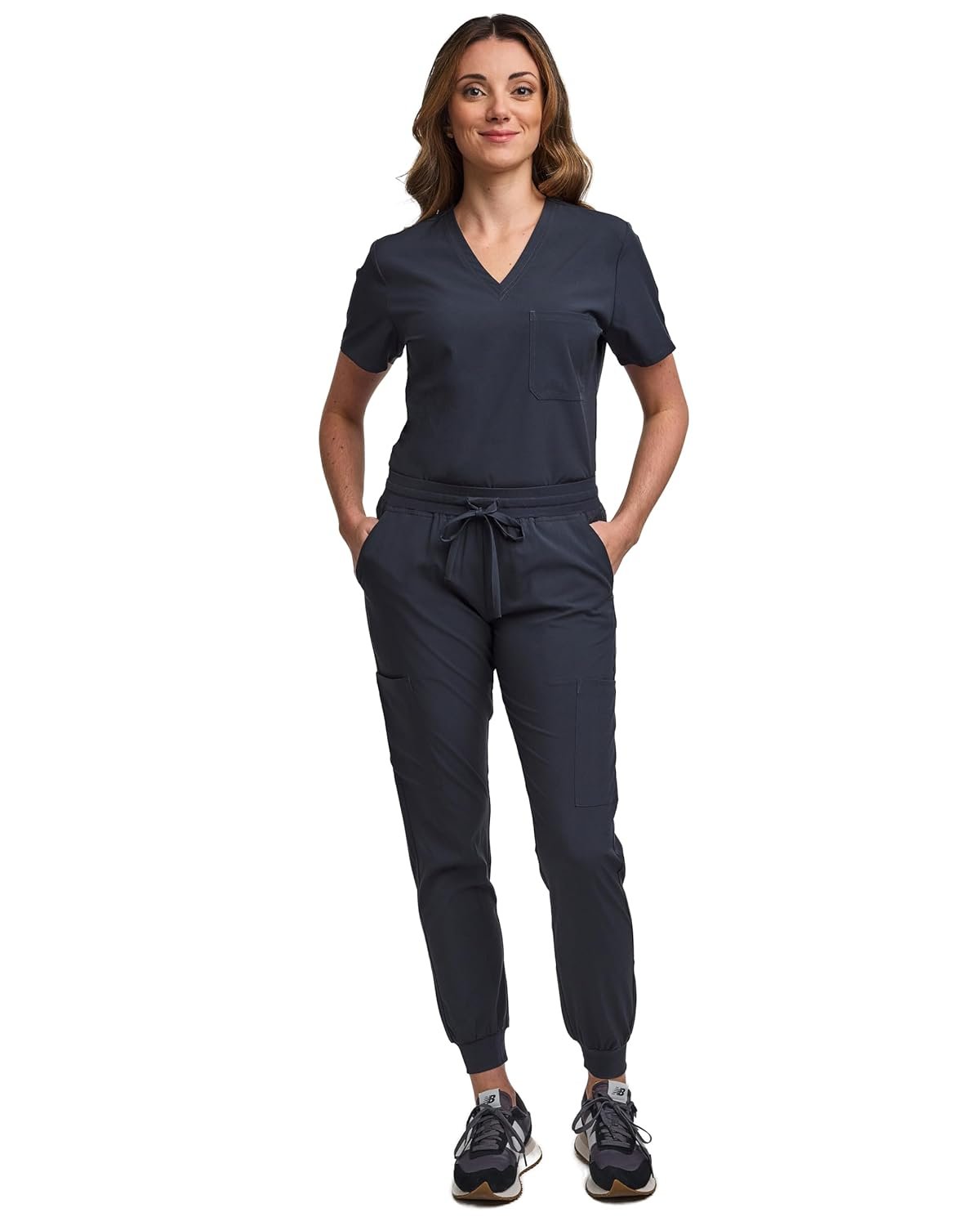 Green Town Scrubs for Women Scrub Set – Jogger Pant an...