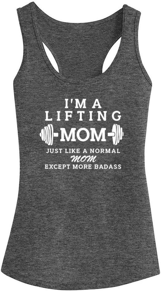 FANNOO Workout Tank Tops for Women-I’m A Lifting Mom W...