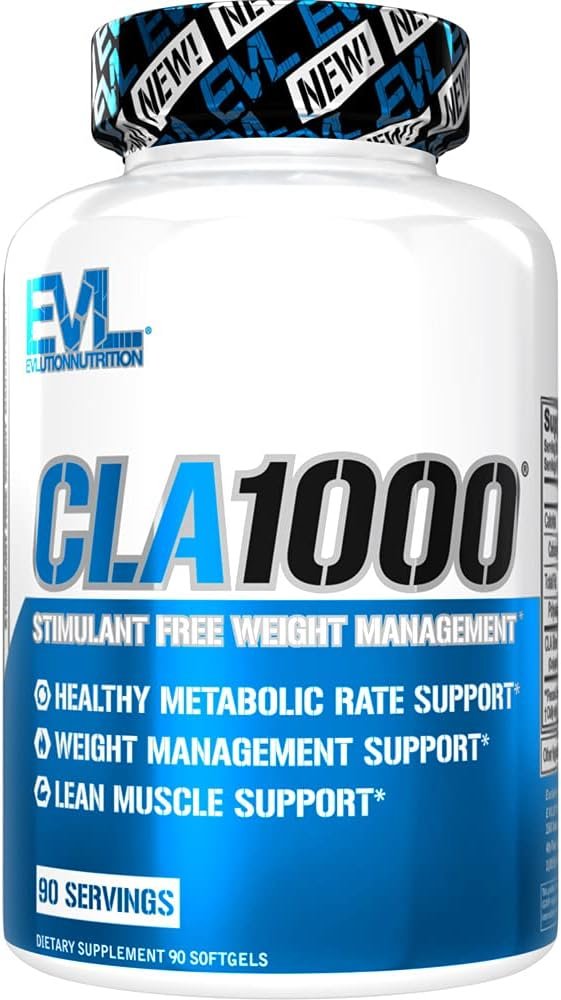 Evlution Conjugated Linoleic Acid CLA Pills – CLA 1000...