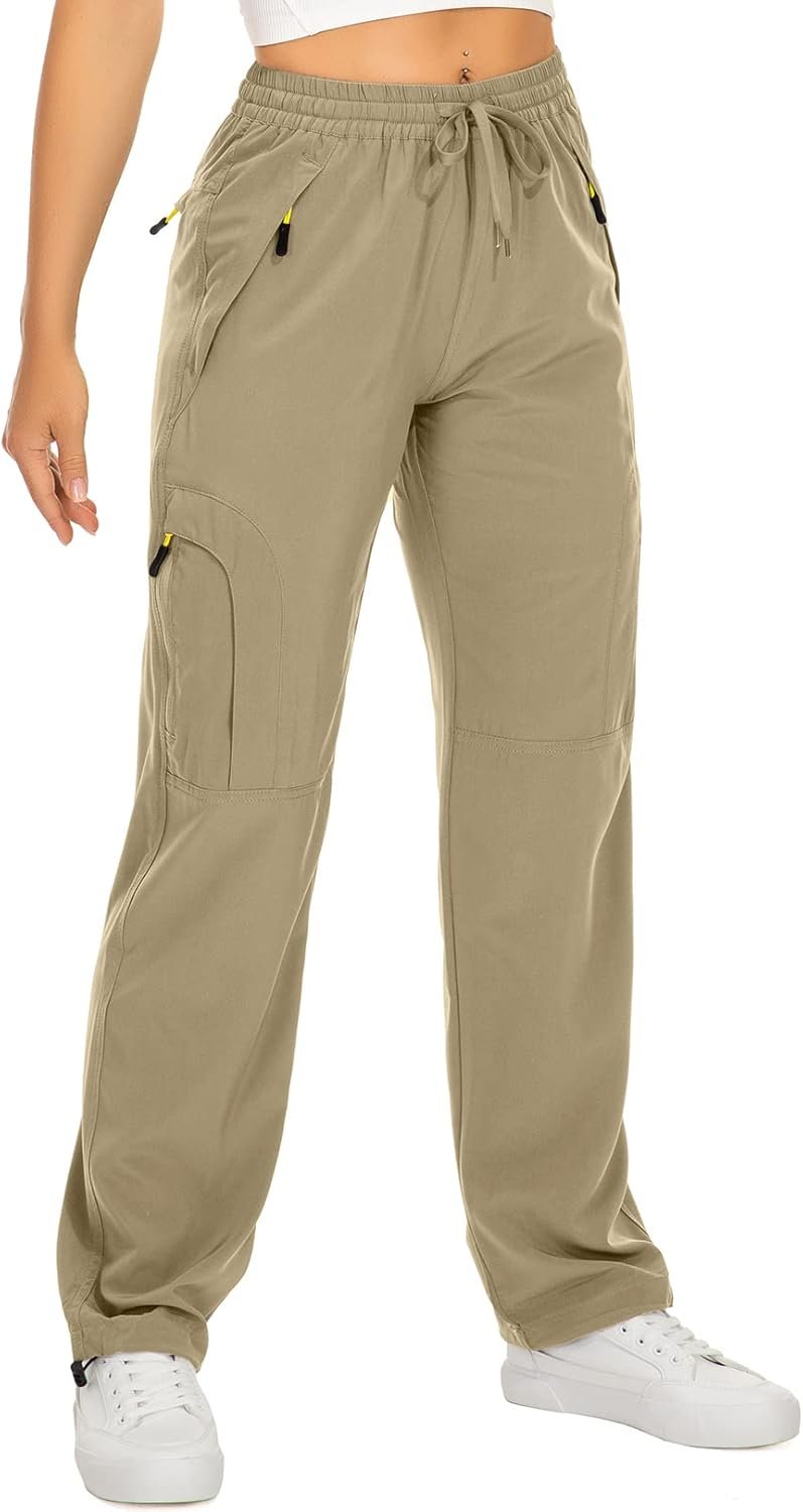 Womens Hiking Pants Quick Dry UPF 50 Lightweight Travel Golf...