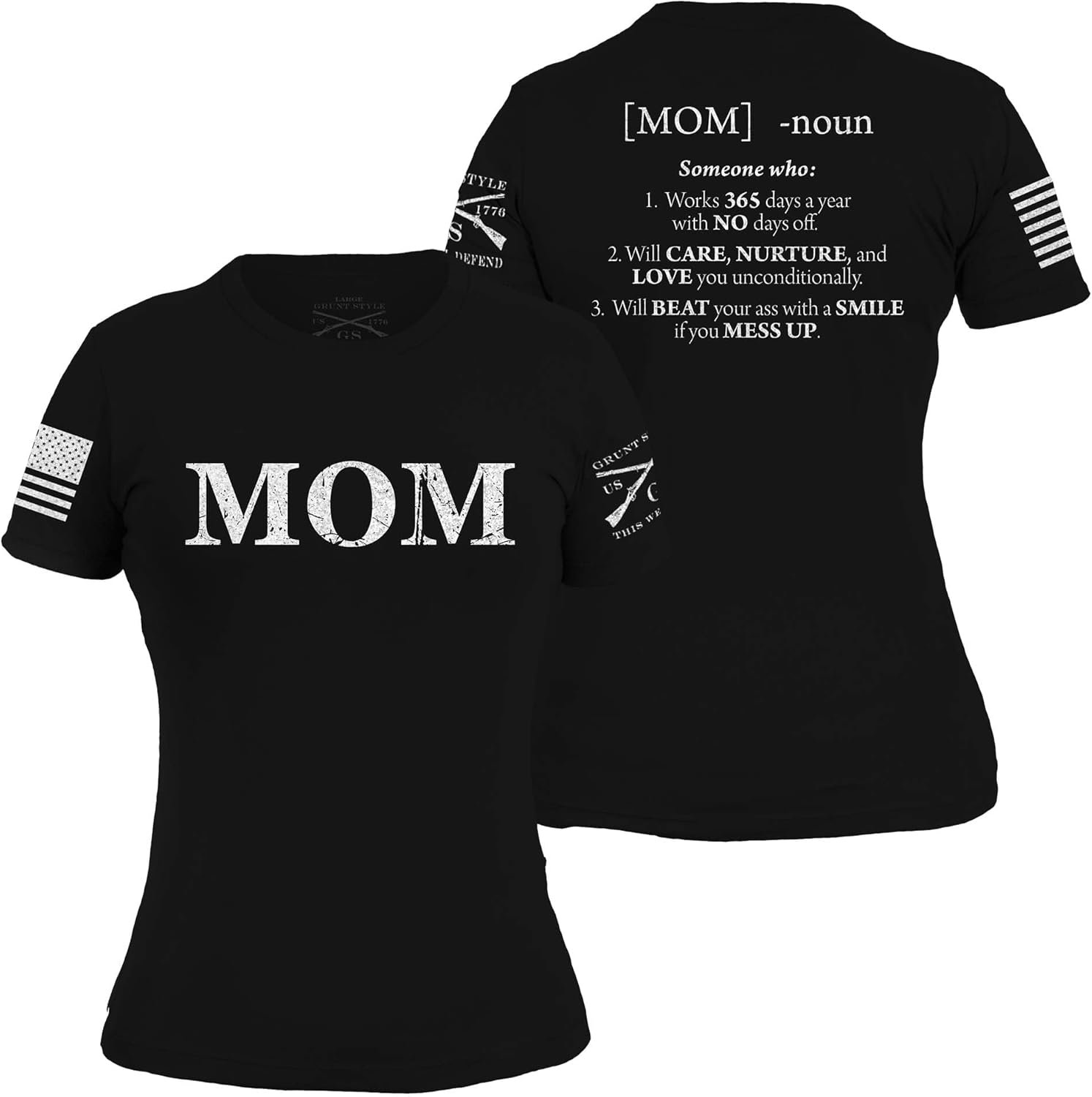 Grunt Style Mom Defined Women’s T-Shirt Black