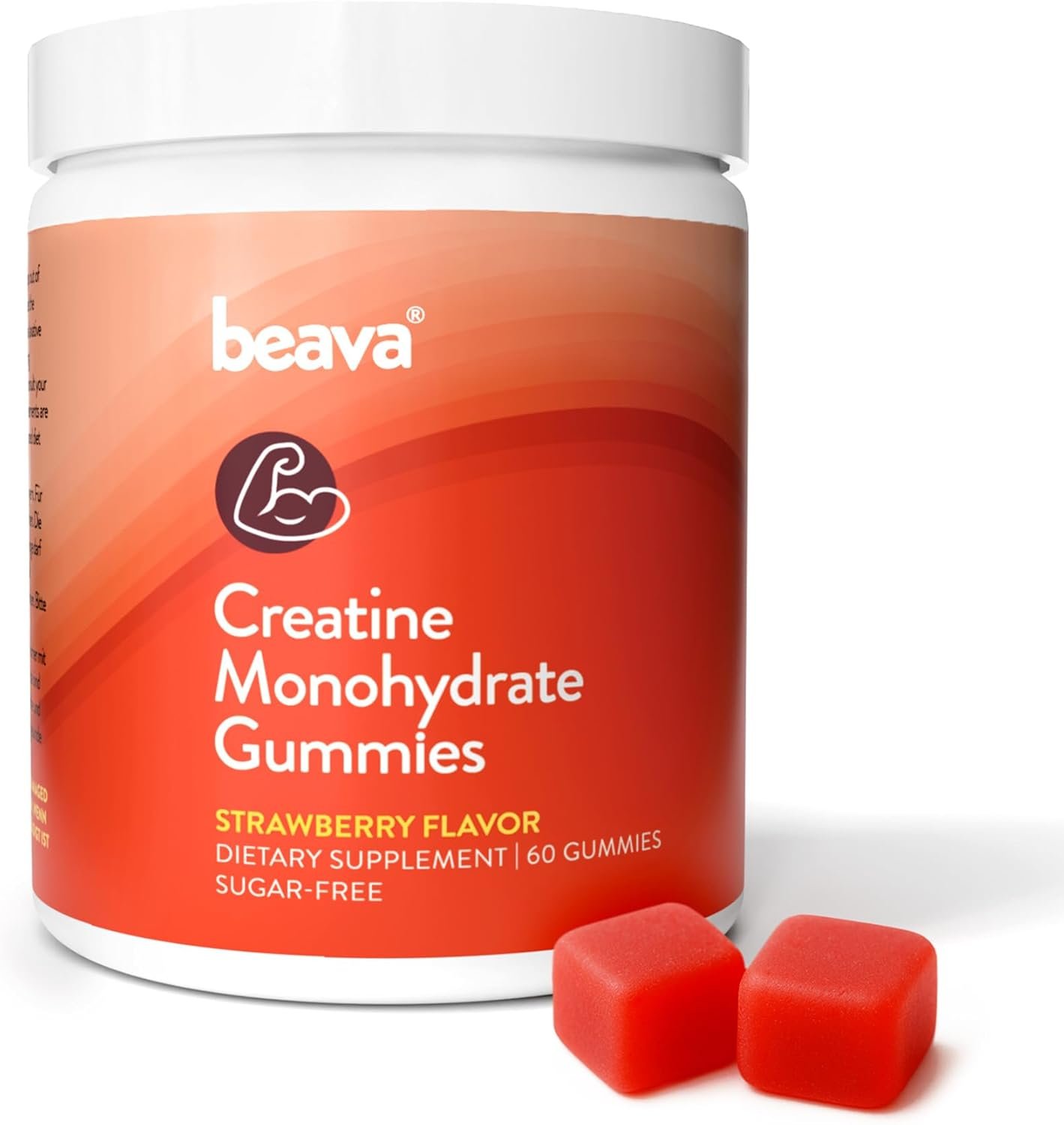 Creatine Monohydrate Gummies – 30 Servings – Veg...