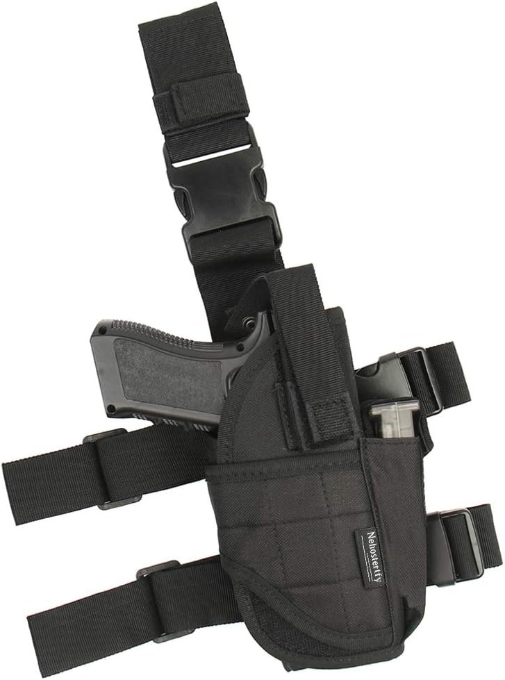 Drop Leg Holster, Right Handed Tactical Thigh Pistol Gun Hol...