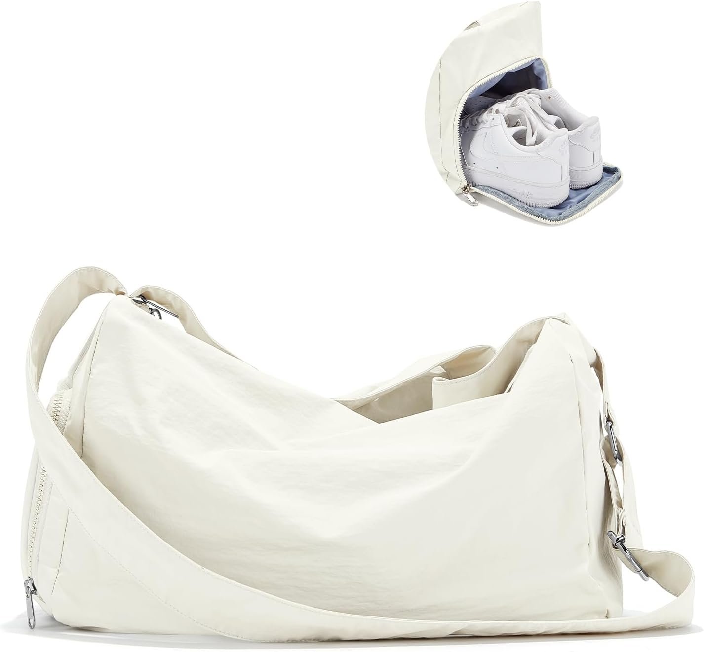 Large Gym Bag with Shoe Compartment, Workout Sport Duffle Ba...