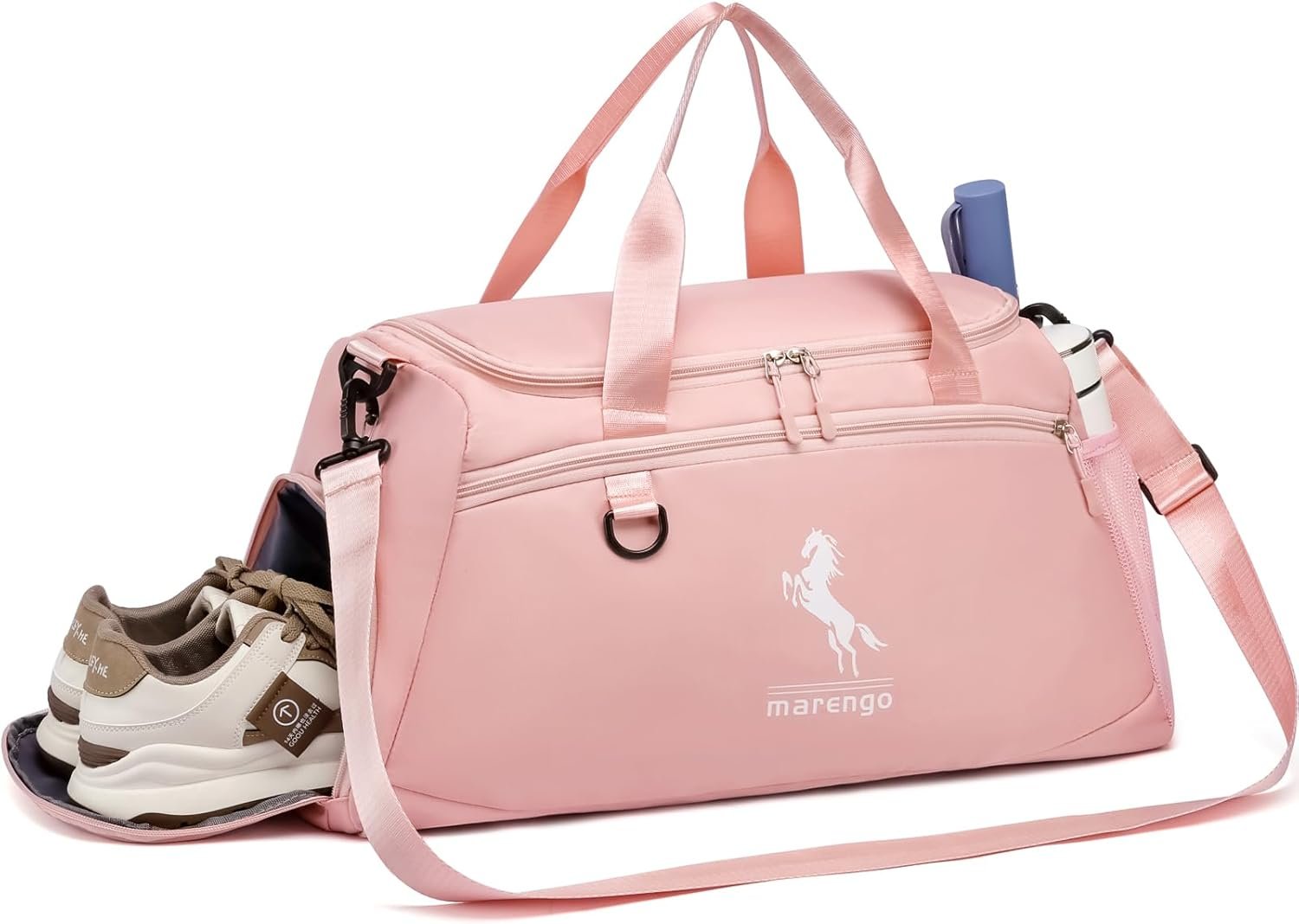 Marengo Gym Bag for Women & Men Lightweight Travel Duff...