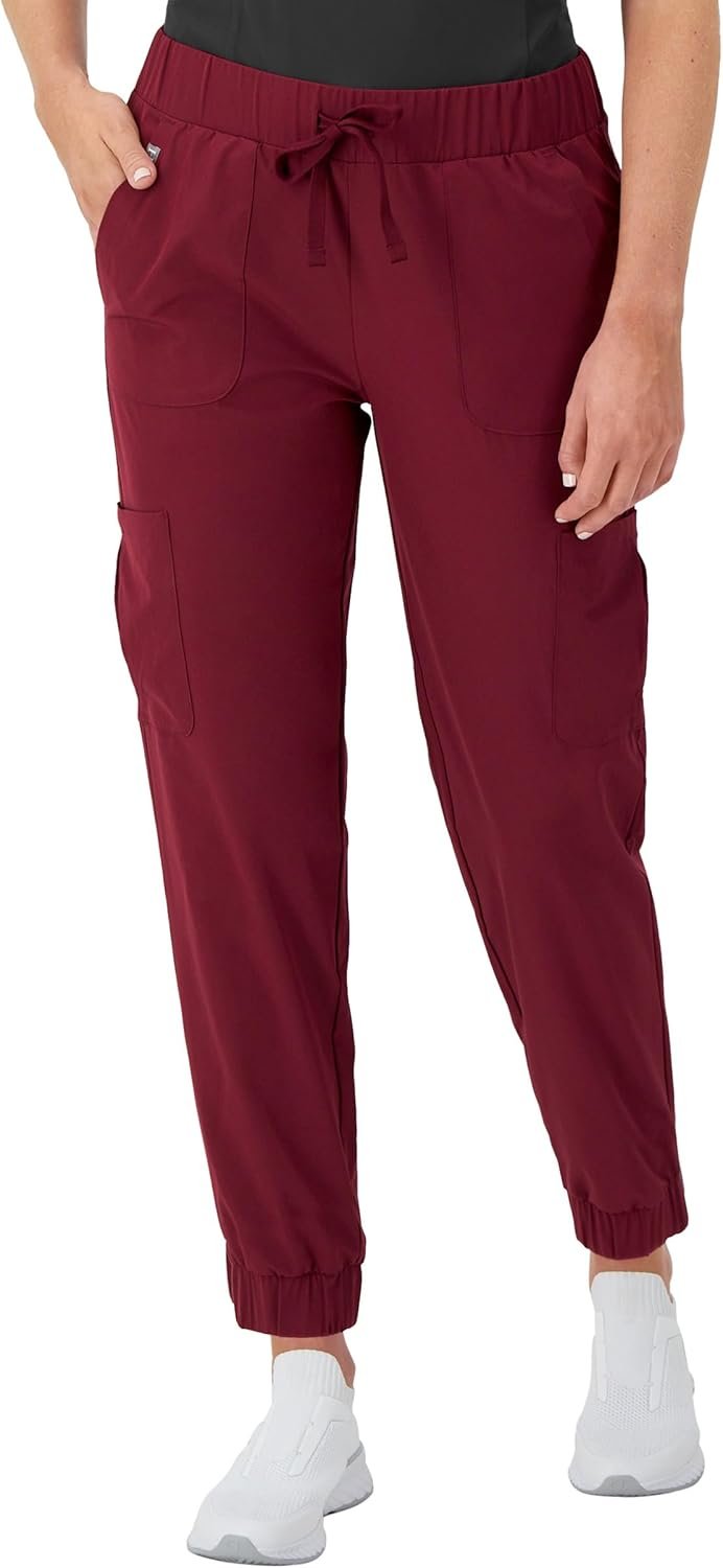 Hanes Women’s Scrubs Cargo Joggers, Healthcare Scrub J...