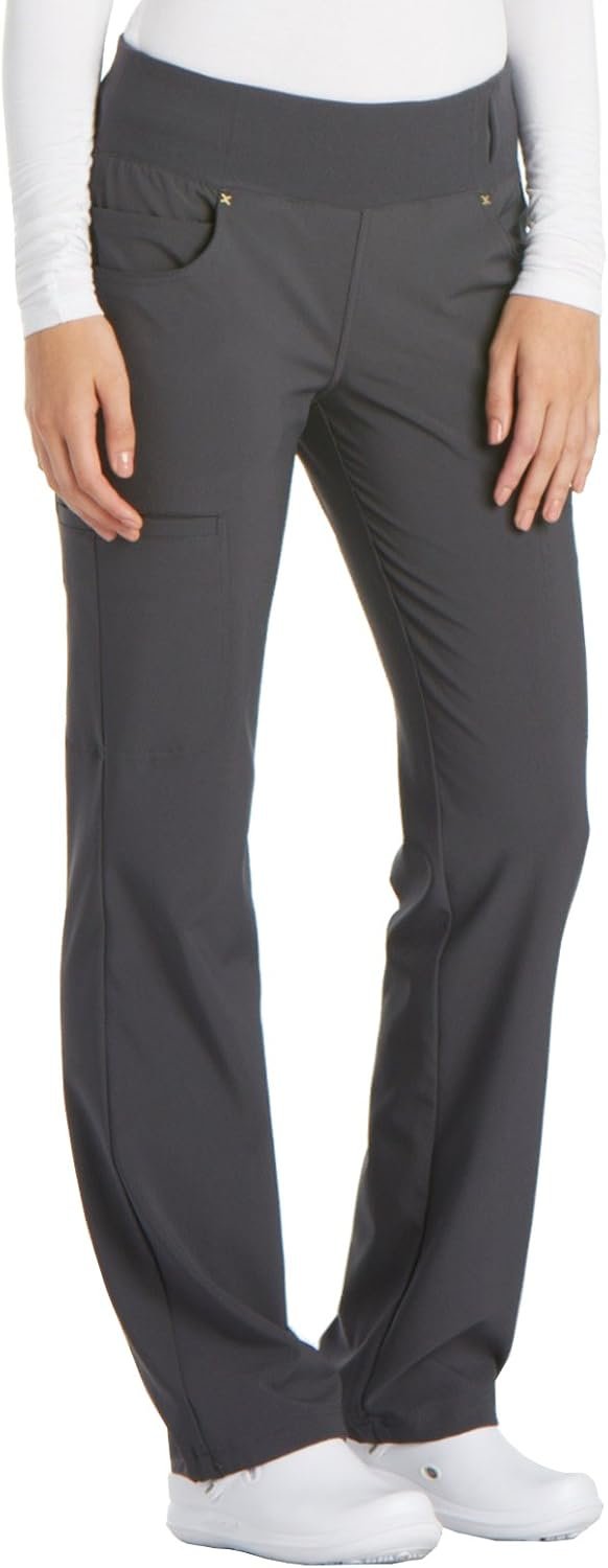 Cherokee Scrubs for Women Mid Rise Straight Leg Scrub Pants ...