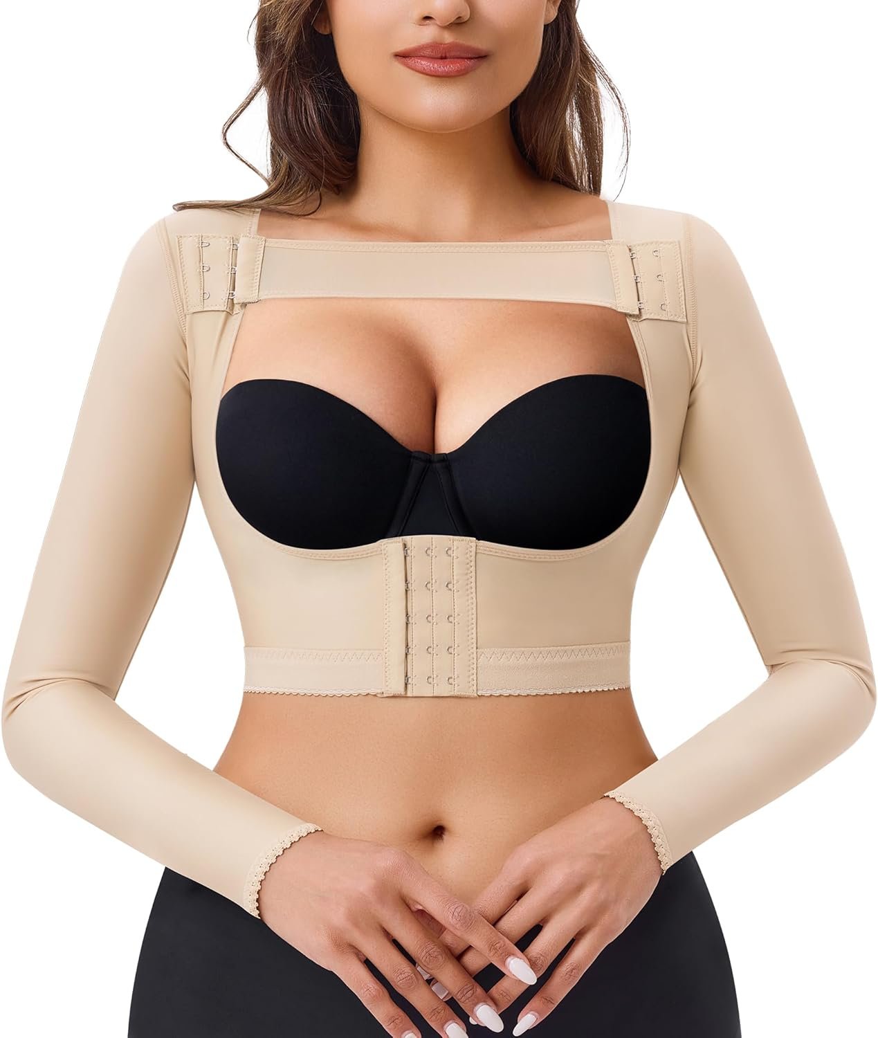 LANCS Women Upper Arm Shaper Post Surgical Compression Sleev...