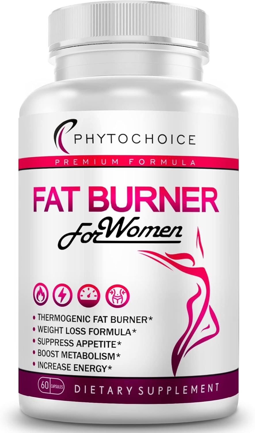 Fat Burner for Women with Raspberry Ketones, Green Tea &...