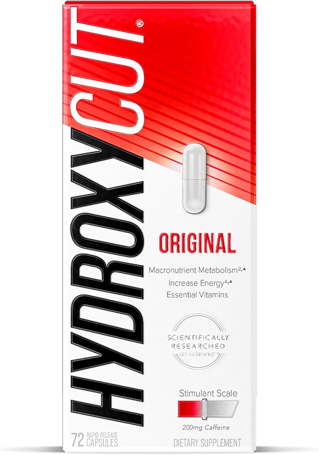 Hydroxycut Original – 72 Rapid-Release Capsules –...