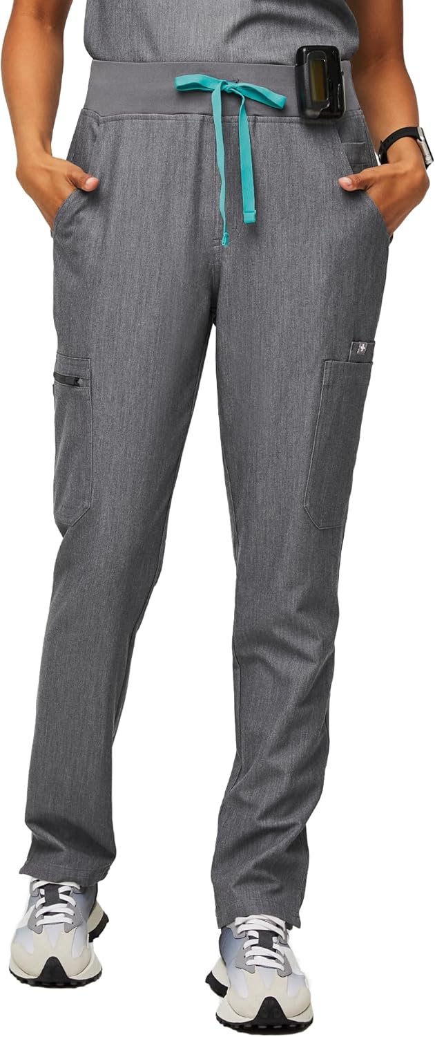 FIGS YOLA High Waisted Skinny Scrub Pants for Women — 11 P...