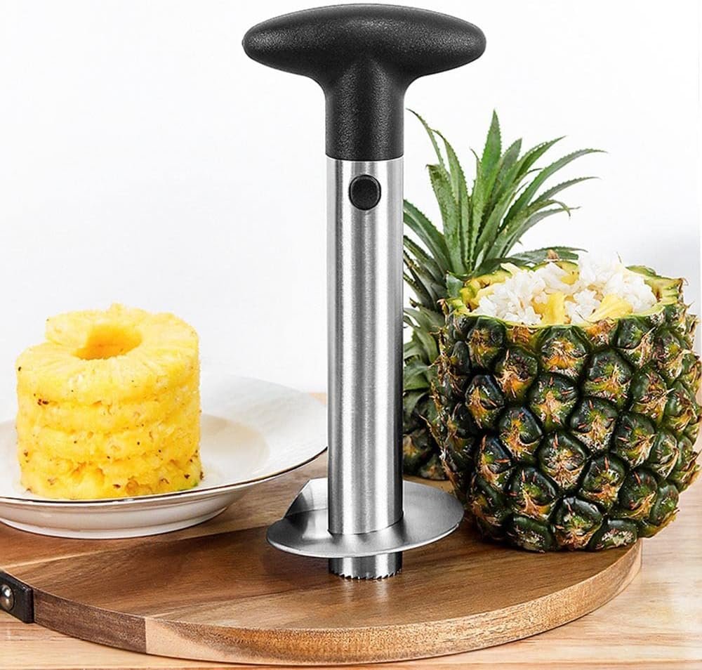 Pineapple Corer and Slicer – Stainless Steel Pineapple Cut...