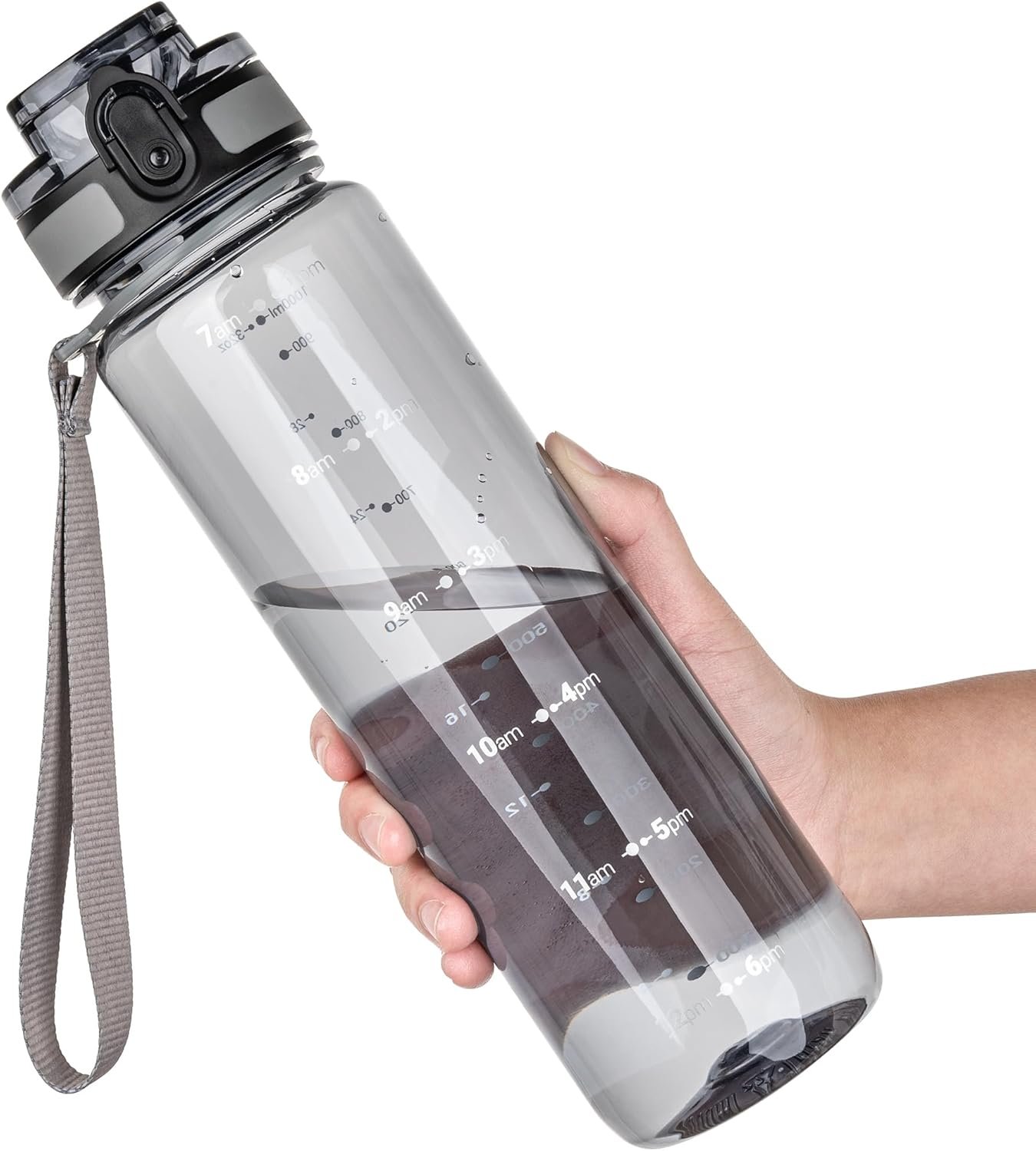 OLDLEY 32 oz Water Bottle, Motivational Water Bottle with Ti...