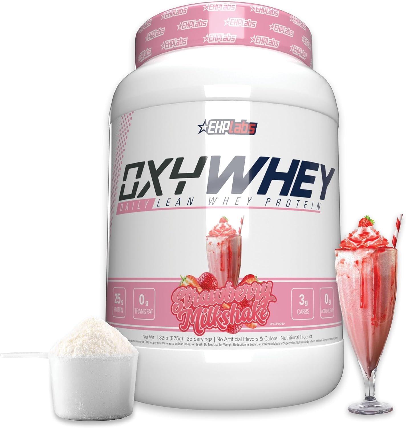 EHP Labs OxyWhey Whey Protein Isolate – 25g High Protein, ...