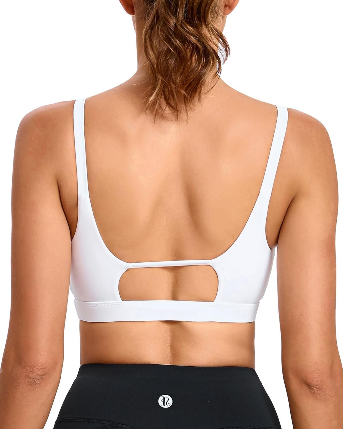 RUNNING GIRL Sports Bras for Women,Square Neck Sports Bra Me...