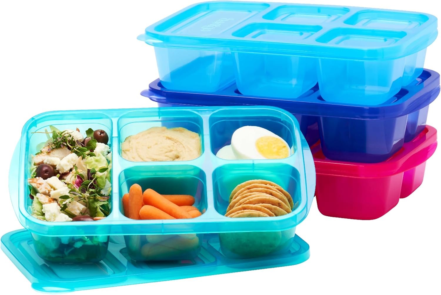 Bentgo Easyboxes – Reusable 5-Compartment Food Contain...