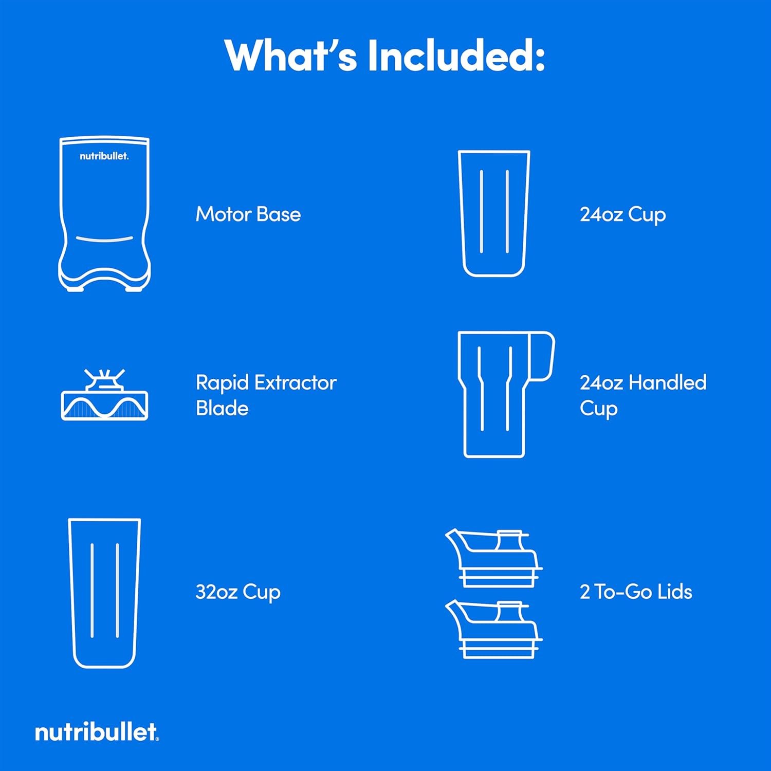 nutribullet Ultra Personal Blender NB50500AW, 32 oz, Pearl White - Image 11