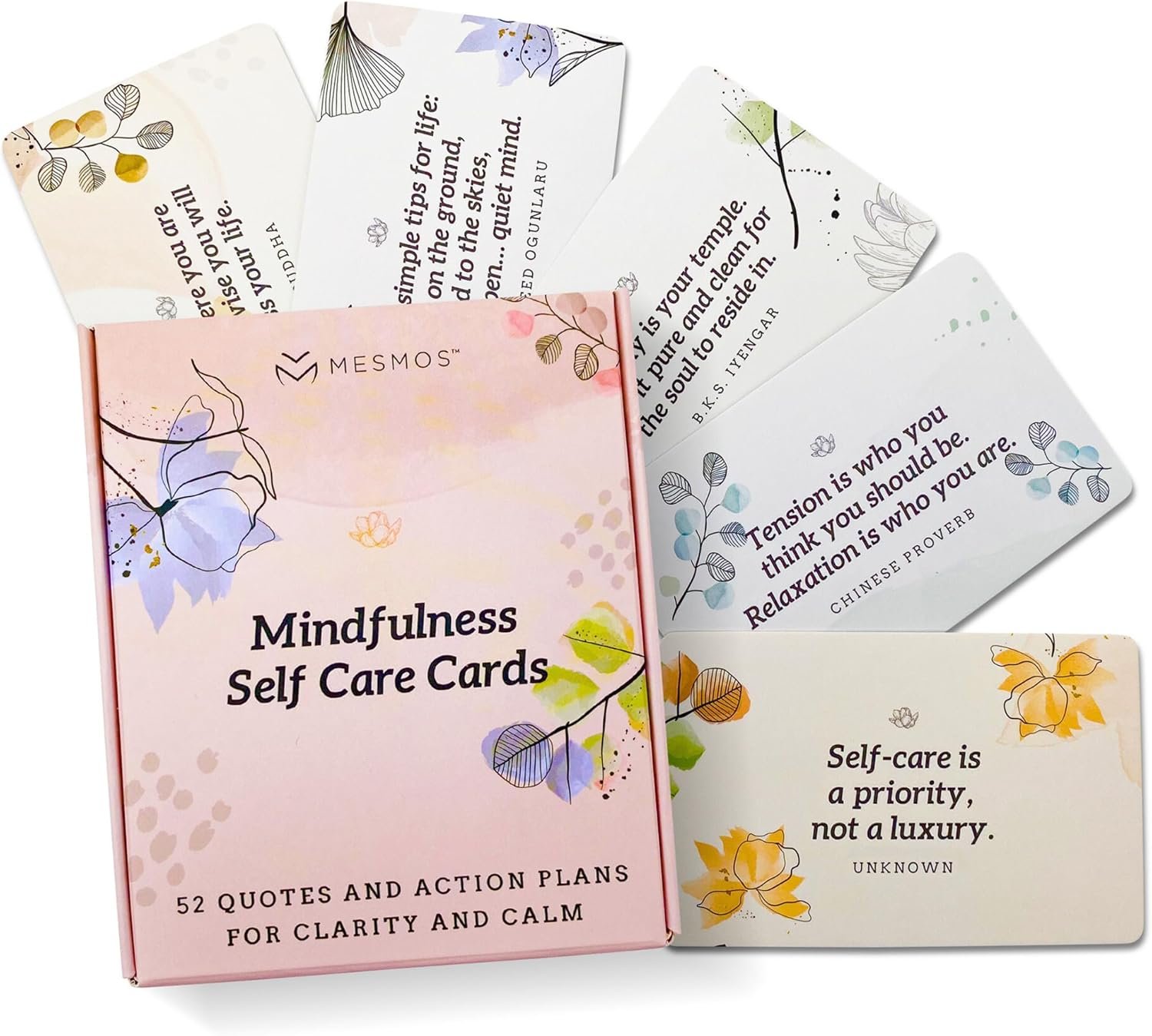 MESMOS 52 Mindfulness Cards with Action Plans. Relaxation St...