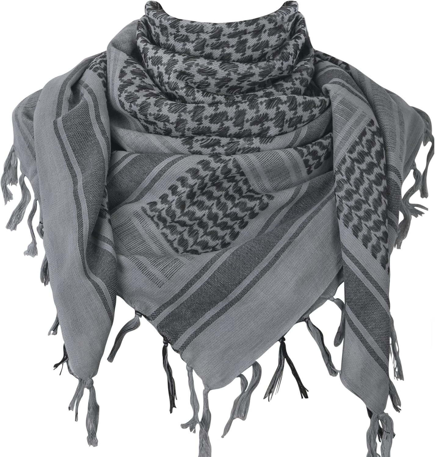 Aonal Military Shemagh Tactical Desert Scarf, 100% Cotton Ke...