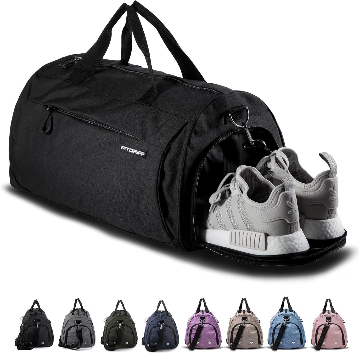 Fitgriff® Gym Bag for Men & Women with Shoe & Wet...
