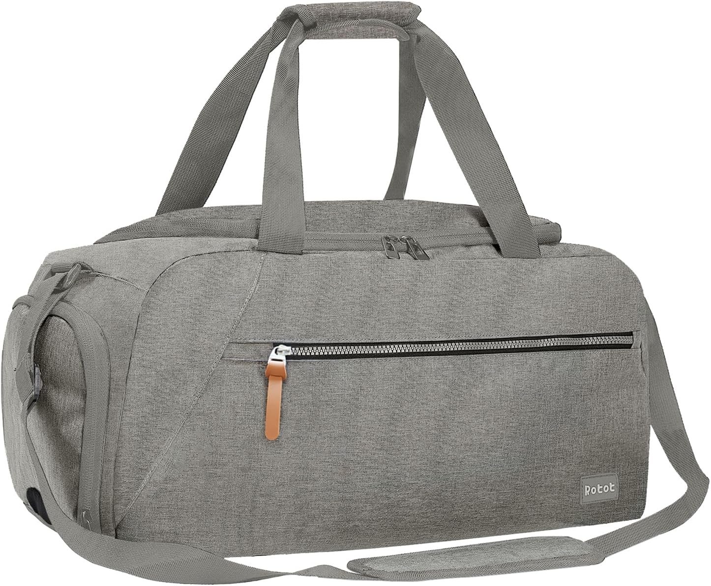 ROTOT Gym Duffel Bag, Gym Bag with Waterproof Shoe Pouch, We...