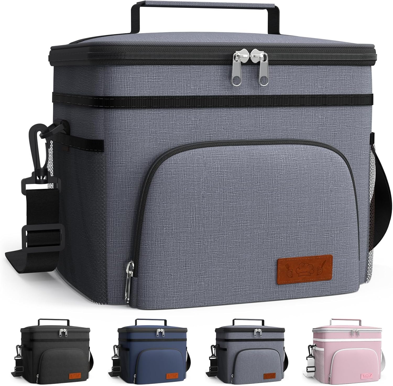 HOTOR Insulated Lunch Box for Men & Women – Leak-...