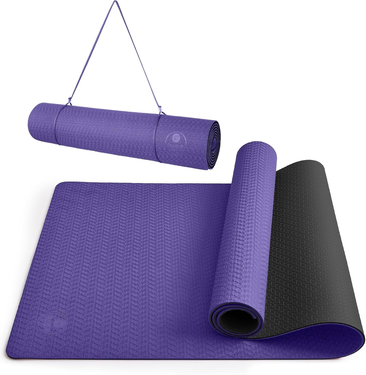 IUGA Yoga Mat Thick Non Slip Anti-tear Pilates Mat Eco Frien...