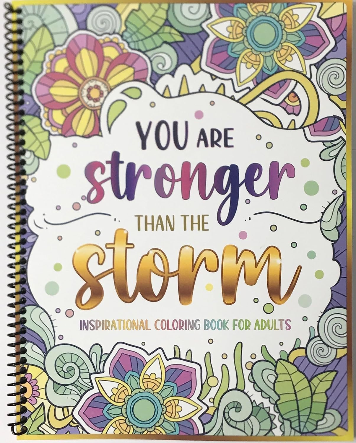 Inspirational Coloring Book for Adults: 50 Motivational Quot...