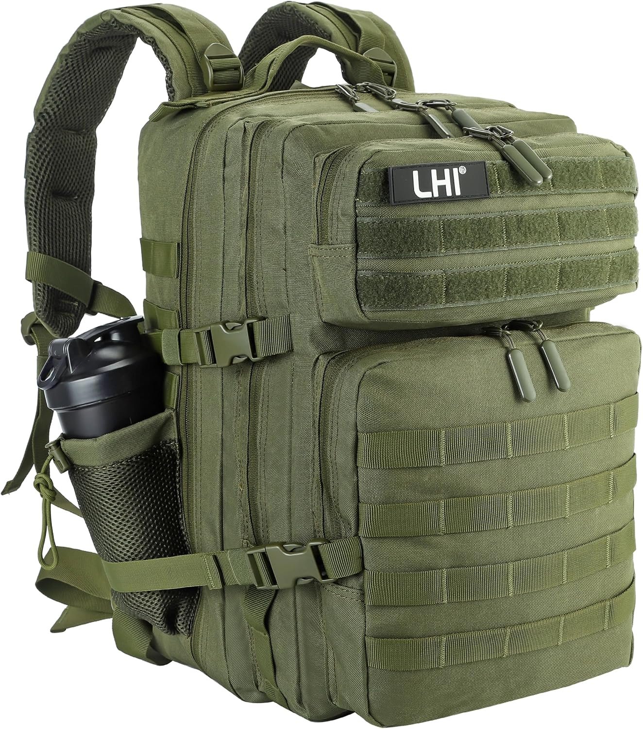 LHI Military Tactical Backpack for Men and Women 45L Army 3 ...