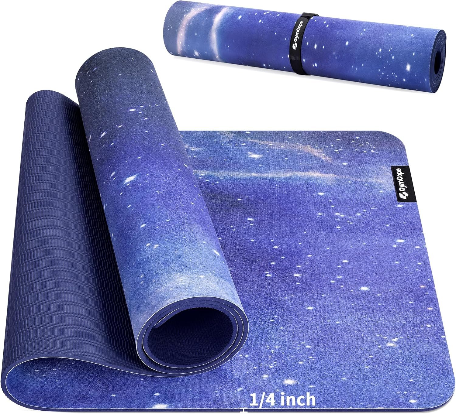 Foldable Yoga Mat for Travel, 68″x24″ Folding Tr...