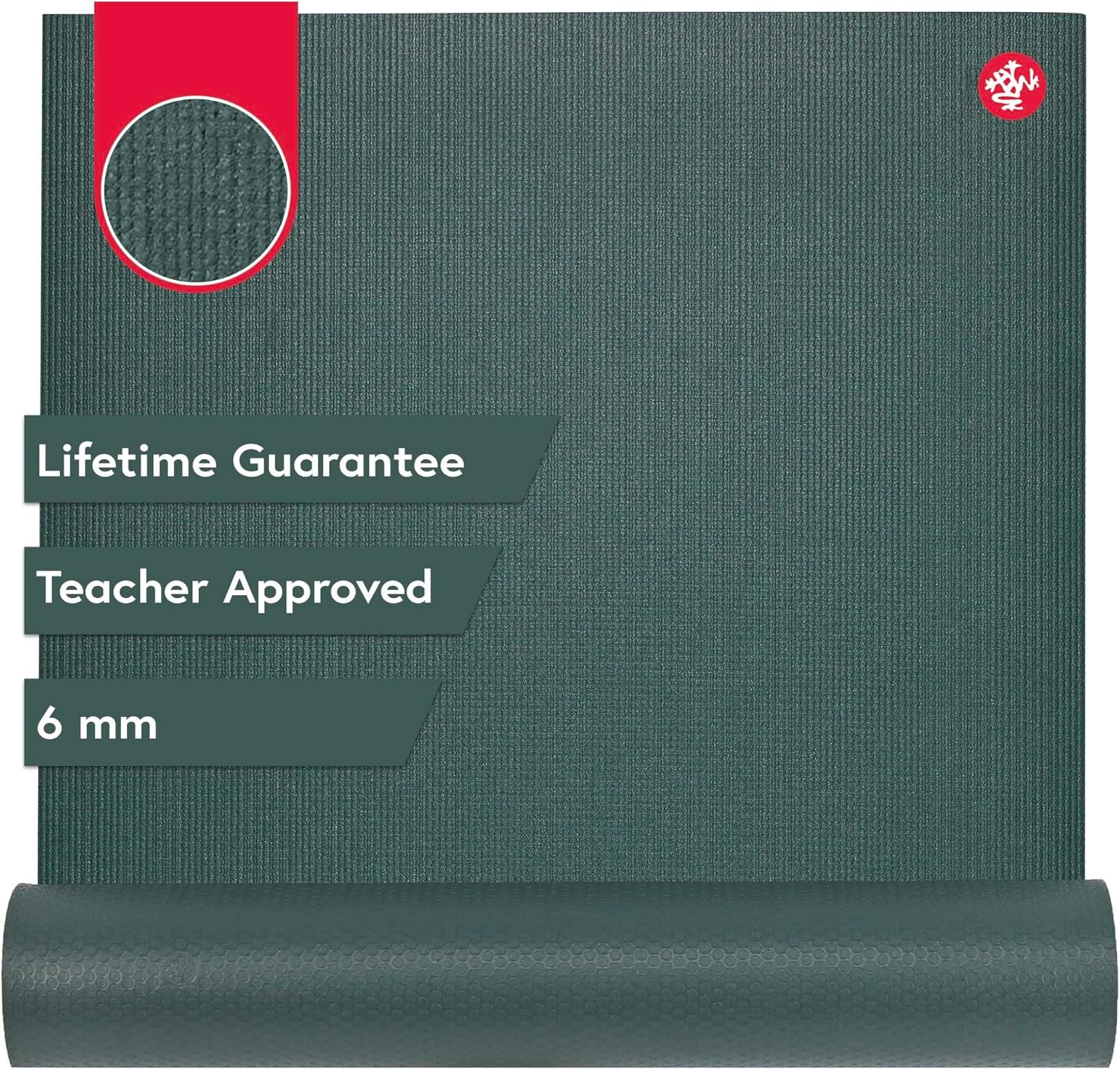 Manduka PRO Yoga Mat – 6mm | Lifetime Durability | Hyg...