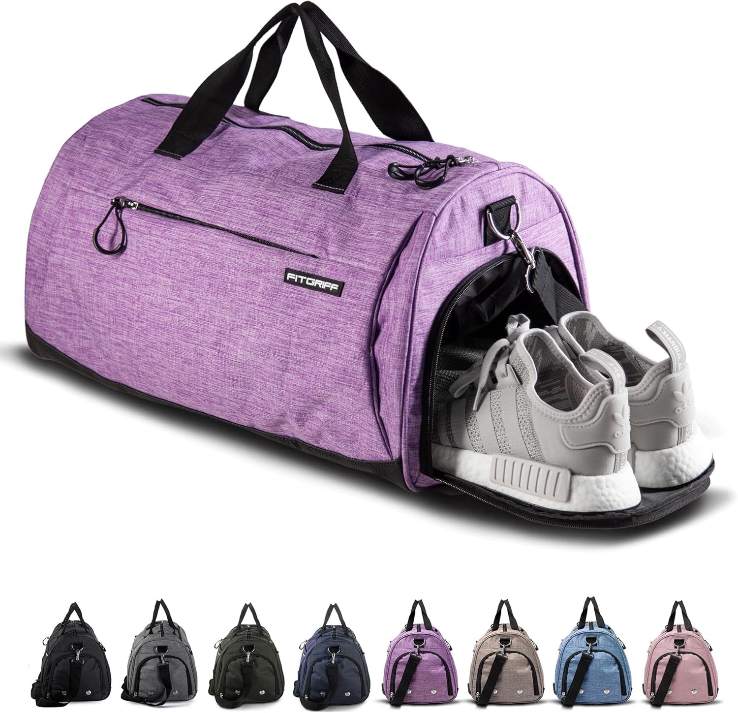 Fitgriff® Gym Bag for Men & Women with Shoe & Wet...
