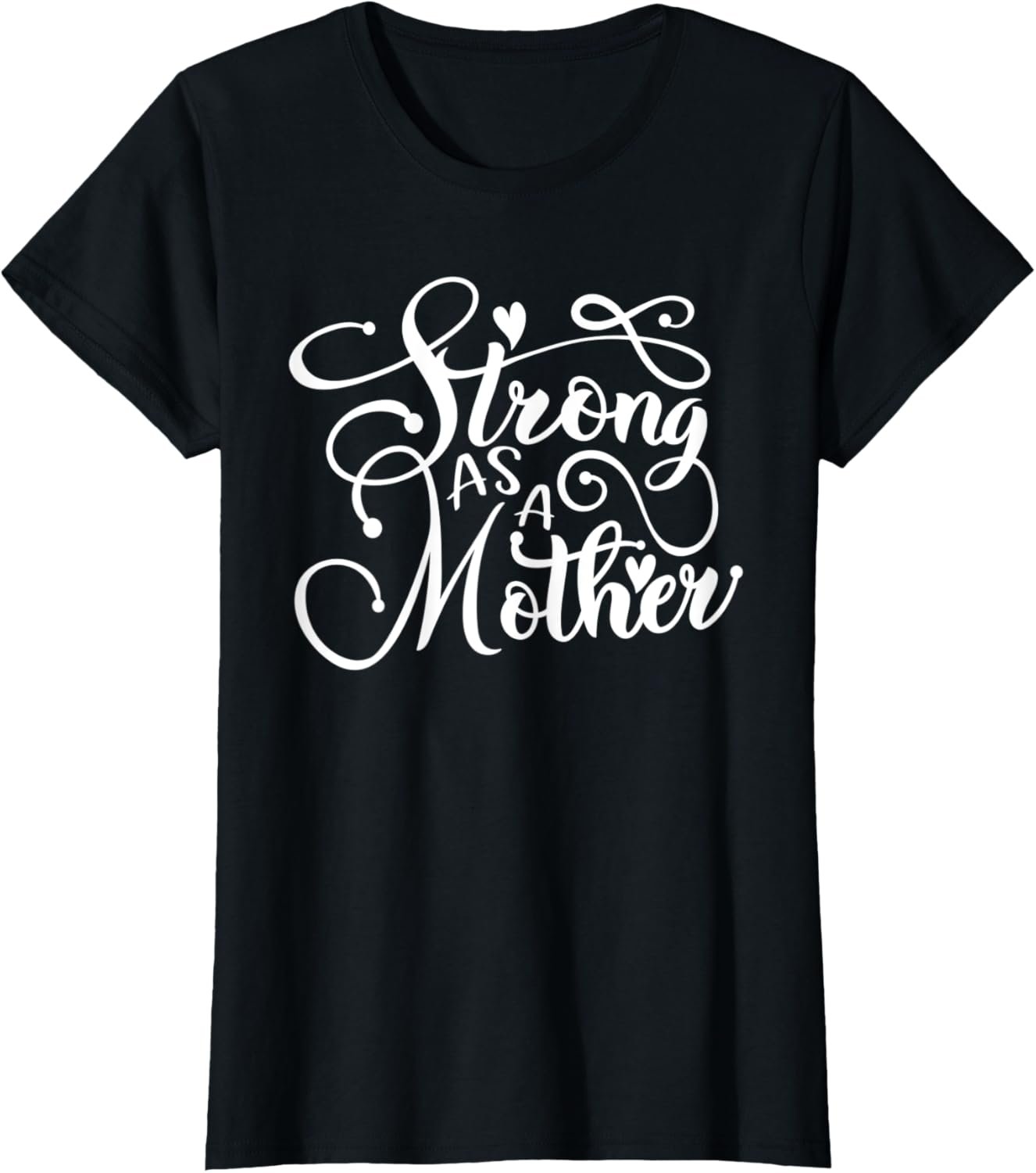 Womens Strong as Mother Shirt, Mom Muscle Workout Weight Lif...
