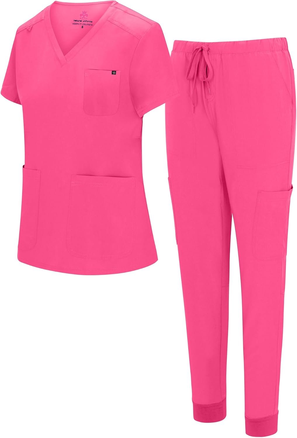 Natural Uniforms Womens 10 Pocket Cool Stretch Jogger Scrub ...